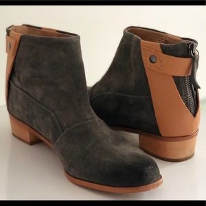 Joe’s Jeans Becca leather and suede boot